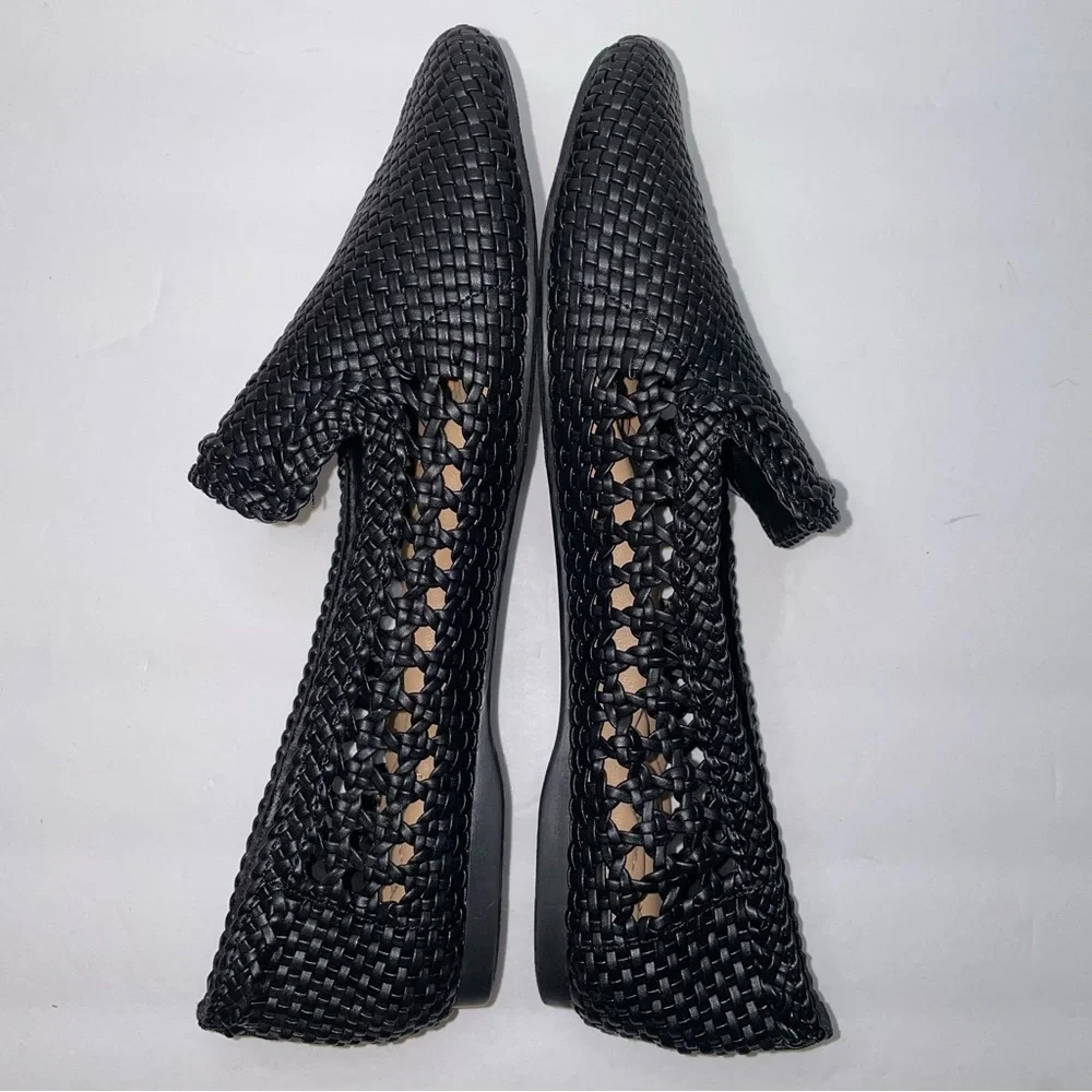 NWOB Birdies The Starling Woven Black Flats - Picture 9 of 13